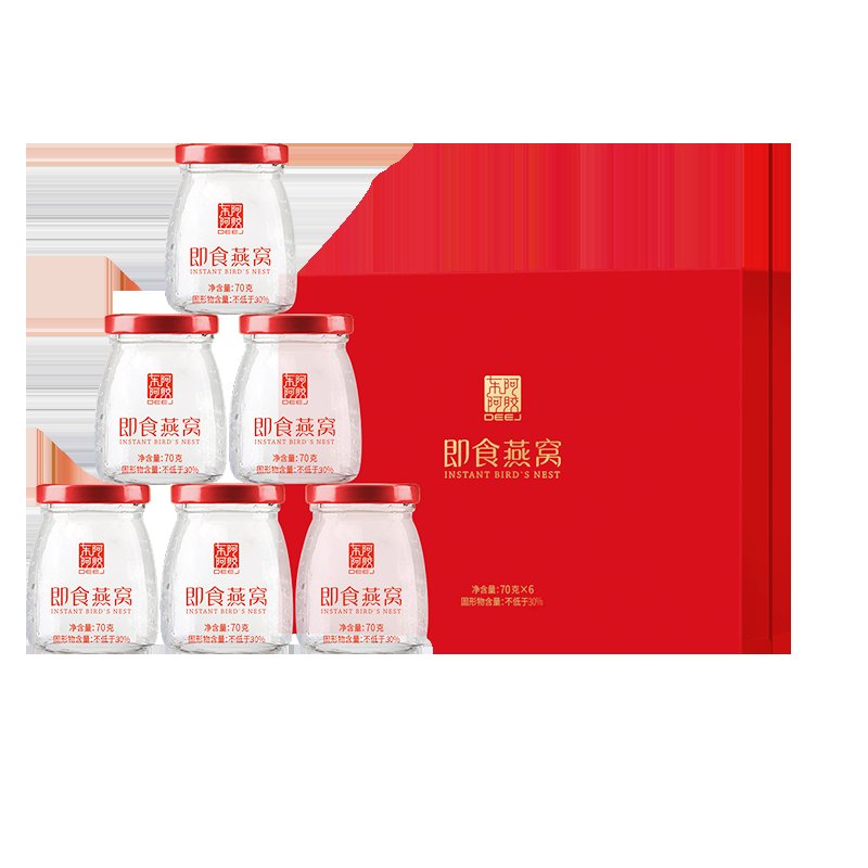 东阿阿胶 即食燕窝70g×6瓶