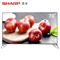 夏普(SHARP) LCD-70XU30A 70英寸 4K四色3D智能网络平板液晶电视机