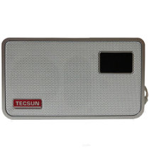 德生(Tecsun) ICR-100 收音机 广播录音机 体积纤小 操作简单 银色