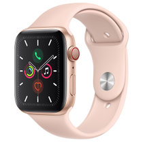 Apple Watch Series5智能手表GPS+蜂窝网络款(44毫米金色铝金属表壳搭配粉砂色运动型表带 MWWD2CH/A)