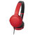 铁三角（Audio-technica）ATH-AR3iS 轻便携型耳罩式智能手机耳麦 红色