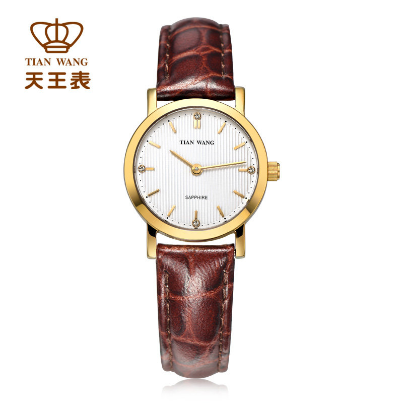 天王表gs/ls3799棕国产品牌表