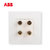 ABB由艺4端子音响插座AU342第2张高清大图