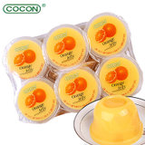 马来西亚进口 COCON可康甜橙味果冻（含椰纤果）   80g*6杯