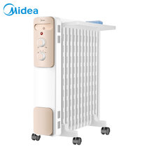 美的(Midea) 取暖器油汀 HY22M 13片2200W 大面积散热片 倾倒断电 适用20-25㎡ 电暖气家用暖气机