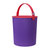 日本 Omnioutil 炫彩桶多功能收纳桶 带盖收纳篮 家用户外储物凳 凳子 国美厨空间(紫色 10L)