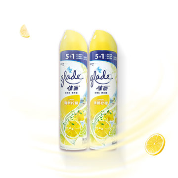 佳丽空气清新喷雾清新柠檬320ml2空气清新剂卫生间芳香剂