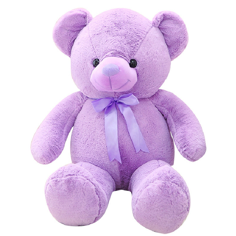 【毛绒/布艺其他1m图片】毛绒玩具紫色薰衣草泰迪熊布娃娃公仔玩偶