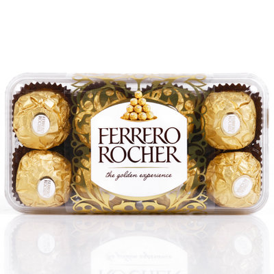 【真快乐自营】意大利进口 费列罗(FERRERO) 榛果巧克力T16粒 200g盒装  婚庆喜糖 情人节巧克力