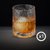 收藏手作 日式锤纹洋酒杯威士忌酒杯家用冰川啤酒杯冰冻玻璃杯子(单只初雪杯)