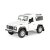 路虎卫士 SUV越合金仿真汽车模型玩具车wl24-25威利(白色)