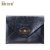 BEIER 贝尔 2013新款手拿包鸵鸟纹信封包女士斜挎包手包链条小包IPAD包(子夜黑)
