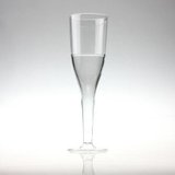 金五缘一次性塑料香槟杯 红酒杯 透明高脚杯 婚前杯 招待杯（100毫升*90个）