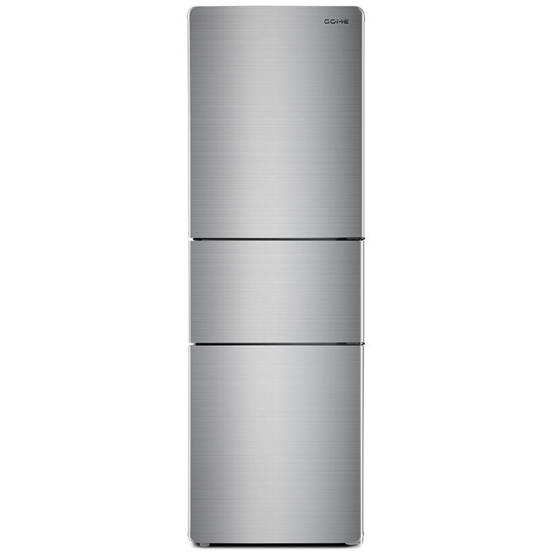 国美gome205升三门冰箱时尚外观节能静音自动补冷高效能压缩机bcd205