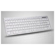 优派KU856 笔记本外接USB有线键盘(银白)
