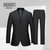 BOUNAROTI ZMBNLD1823 新款男西服套装男商务正装男士西服(黑色 190)