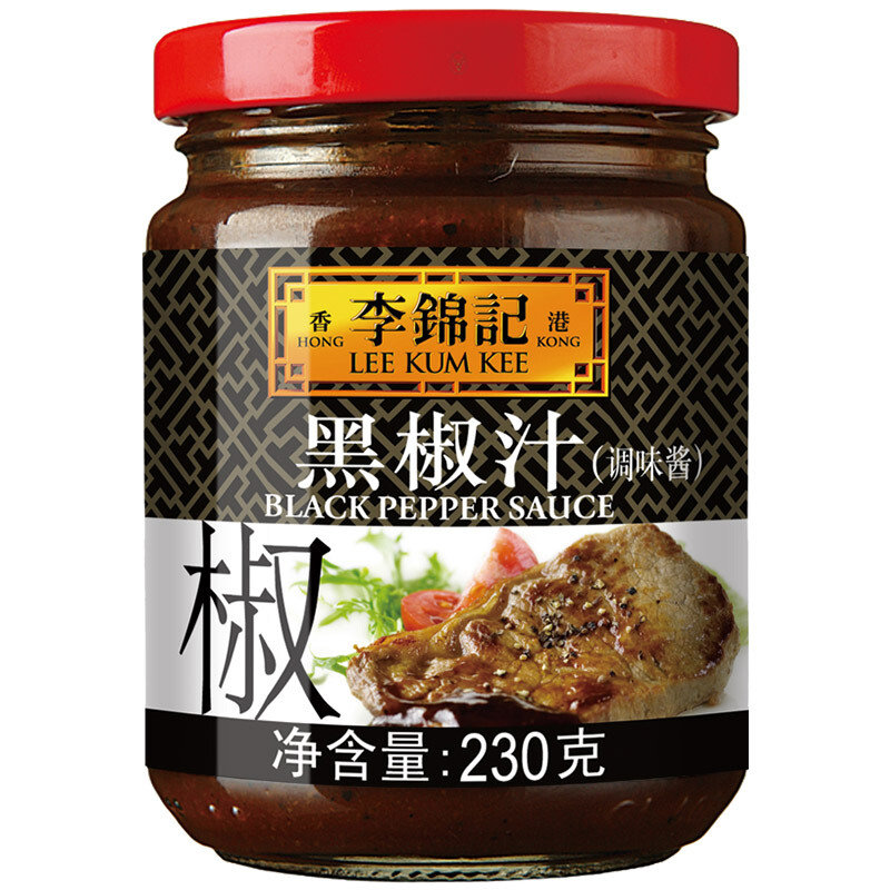 厨房调味李锦记黑椒汁230g国美甄选返回商品页
