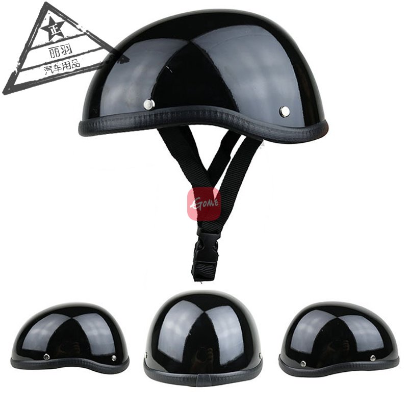 摩托车头盔 哈雷复古飘盔轻便太子盔 夏季电动