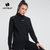 hotsuit卫衣女士品牌运动宽松上衣春季秋新款潮2021年外套立领(XL 矿物黑)