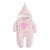 婴儿衣服冬 0-6个月宝宝新生婴儿儿衣服冬天加绒加厚棉衣外出抱衣(浅粉色 90cm)