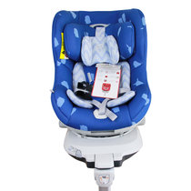 Babyfirst汽车儿童安全座椅 企鹅萌军团 ISOFIX 3C认证 0-4岁360度旋转 企鹅蓝