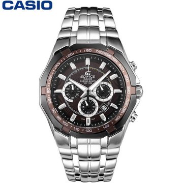 【卡西欧ef-540d日韩品牌表】卡西欧(casio)手表 男士 钢带防水石英表