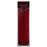海尔（Haier）KFR-72LW/02HBF12空调（酒红色）（套机）3P 定频 冷暖 二级能效 柜式 空调 适用面积（约31-41㎡） 15米超远距离送风 离子净化技术 辅助电加热