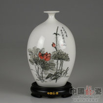 中国龙瓷 花瓶开业礼品家居装饰办公客厅瓷器摆件高档工艺商务礼品德化手绘陶瓷SHC0046SHC0046