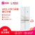 博世(Bosch) KMF46S20TI 452升变频混冷无霜 十字对开门多门冰箱(白色金线) 维他零度保鲜 时尚玻璃门