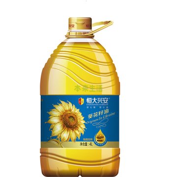 恒大兴安葵花籽油4l
