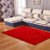 加厚韩国丝加亮丝地毯客厅简约现代茶几垫 吸水防滑卧室床边满铺(韩国丝大红 1.4米x2米)