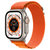 Apple Watch Ultra (GPS + 蜂窝网络) MNHP3CH/A 49毫米钛金属表壳+橙色高山回环式表带