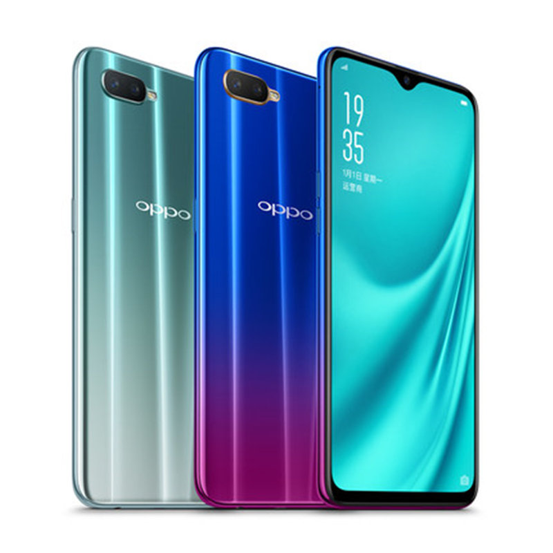 手机oppo r15x手机全新oppor15梦镜版oppor17屏幕指纹oppok1(浅蓝色