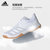 Adidas阿迪达斯春季新款羽毛球鞋男休闲运动鞋女轻便透气减震软底跑步鞋D97697(D97697白色 44.5)