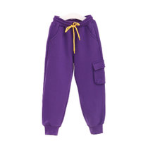 龙之涵儿童工装卫裤紫色120cm其他 版型宽松，舒适透气