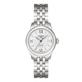 天梭(TISSOT)瑞士手表 力洛克系列经典复古精致机械女士手表(白色)