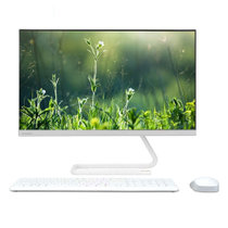联想(Lenovo)AIO 520C-24 23.8英寸家用商用办公致美一体机台式电脑（RYZEN锐龙R5-4600U 16G 512G SSD固态 WIFI蓝牙 无线键鼠）白色