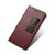 木木（MUNU）华为 P9plus 5.5英寸 手机壳 手机套 保护壳 保护套 商务皮套 支架皮套 智能开窗保护套(酒红)