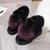 SUNTEK毛毛鞋女式内增高棉鞋一脚蹬加绒雪地靴2021年新款百搭加厚鞋子冬(紫色 37 偏小半码)