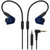 铁三角(audio-technica) ATH-LS50iS 入耳式耳机 强韧低频 双动圈驱动 藏青色