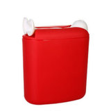 五谷杂粮密封收纳盒 塑料厨房食品储存罐 带勺子(红色)