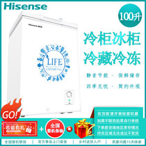 海信（Hisense）BD/BC-100N/A 100升 小型卧式冰柜 直冷 冷藏冷冻 保鲜存储 静音节能 家用冷柜
