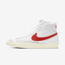 耐克女鞋小白鞋Nike Blazer Mid 77 高帮开拓者复刻休闲板鞋 CZ1055-101(白色 36.5)