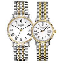 天梭(TISSOT)心意系列经典超薄钢带情侣表男款T52.1.481.31女款T52.1.481.31(T52.2.481.13T52.2.281.13(对表))