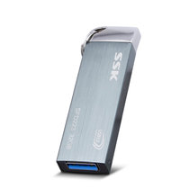 SSK飚王U盘32g锐界USB3.0高速u盘sfd223个性金属商务U盘32g优盘送挂绳