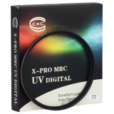C&C X-PRO MRC UV滤镜 薄款多层镀膜UV镜 防水防尘 UV 77mm 金圈(尼康风)【国美自营 品质保证】