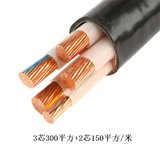 率龙电线电缆SL97国标电缆电线YJV3*300+2*150（单位：米）(默认)