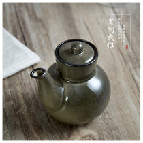 创意新款和之器日式餐厅餐具手绘陶瓷油壶调料瓶醋瓶酱油瓶调味罐(海韵系列 默认版本)
