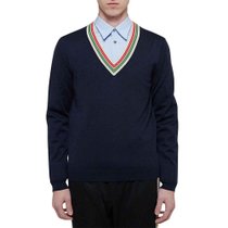 Gucci/古驰 男士深蓝色针织衫毛衣599917-XKA5C-4437 S码其他 百搭