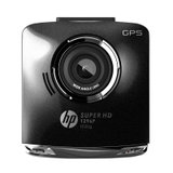 HP F520g 惠普行车记录仪 安霸A7 1296P超高清夜视广角 GPS测速(黑色 标配无卡)